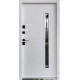 Входные Двери Berez Street Plus Rio P LOFT RAL 8019/Белый атлас