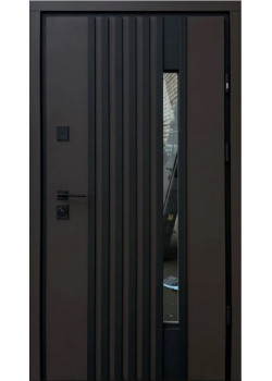 Двери Berez Street Plus Rio P LOFT RAL 8019/Белый атлас