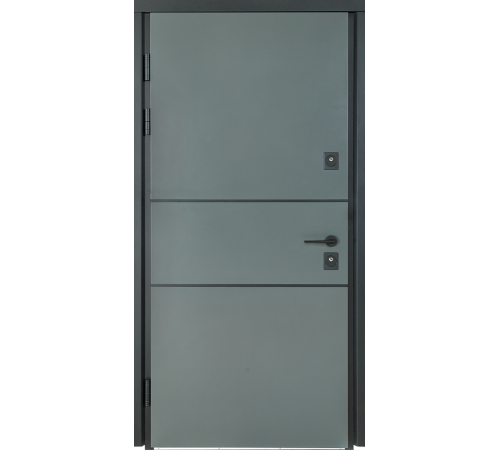 Входные Двери COTTAGE 703/237 Metallic Grey/Уличная Vinorit Булат