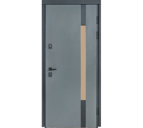 Вхідні Двері COTTAGE 705/431 Metalic Grey/Вулична Vinorit Булат