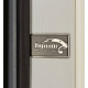 Входные Двери Термоультра (квадро) Securemme 546/607 Рокси антрацит/Белая шагрень зеркало Булат