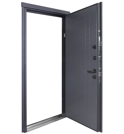 Входные Двери Коттедж 710/265 Metalic anthracite/Уличная Антрацит серый Булат