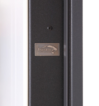 Входные Двери Коттедж 710/265 Metalic anthracite/Уличная Белый Атласный Булат