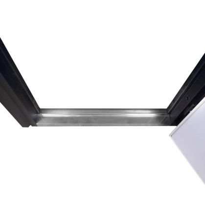 Входные Двери Коттедж 710/265 Metalic anthracite/Уличная Белый Атласный Булат