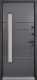 Двери Коттедж 705/431 Metalic anthracite/Уличная Антрацит серый Булат