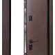 Входные Двери ТЕРМО ХАУС 1200 мм Kale 706/431 Венге темный/Уличная Венге темный Булат