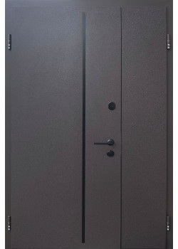 Двери Lama Nautilus Vinorit 1200 оцинкованная сталь с полимерным покрытием RAL 8019/8019 Форт