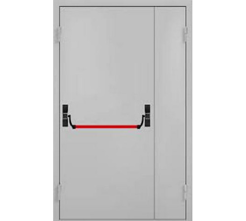 Входные Двери Технические EI 60 RAL 7035 1200 с ручкой анти паника "Форт"