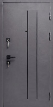 Двери Galicia Modern+ RAL 7024 BLACK/крафт белый