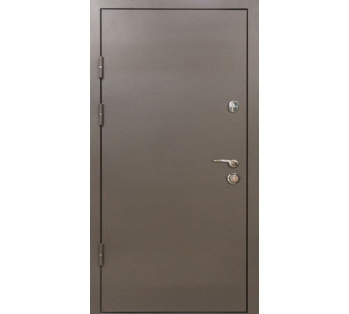 Входные Двери 150 глухая (коричневая) Magda