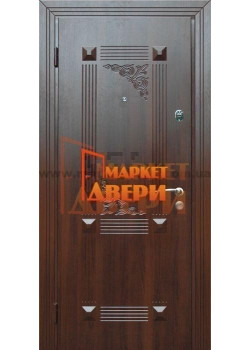 Двери Альма TDK1 орех темный Милано