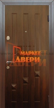 Двері Альма TDK9 Темний горіх Мілано