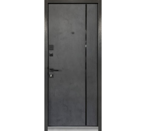 Входные Двери ПУ-3К-Тринити/503 Q RAL 1409 Серо-беж/МДФ Бетон антрацит Министерство Дверей