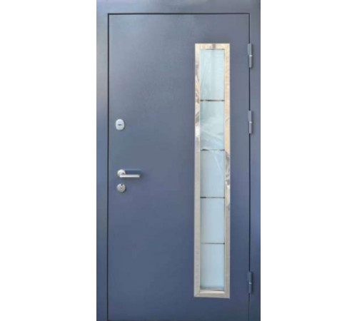 Входные Двери Люкс Молоток 4 RAL 7024/Антрацит Portalino