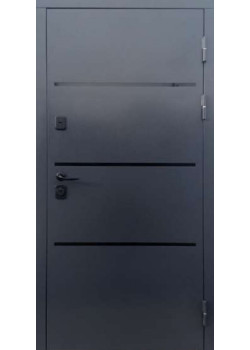 Двери ПРЕМИУМ Молоток 2 RAL 7024/Антрацит Portalino