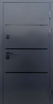 Двери ПРЕМИУМ Молоток 2 RAL 7024/Антрацит Portalino