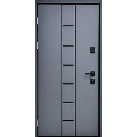 Двери Portalino SLIM RAL 7024/Дуб Айс