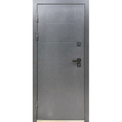 Двери Portalino STEEL DOORS SD-101 Серый матовый/Бетон темный