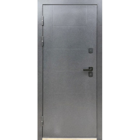 Двери Portalino STEEL DOORS SD-101 Серый матовый/Бетон темный