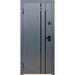 Двери Portalino STEEL DOORS SD-202 Графит матовый/Белый матовый