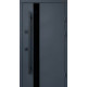 Двери Qdoors Стрит Элегант металл Антрацит 7021 краска/МДФ белое дерево Vinorit 3К