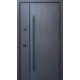 Вхідні Двері Стронг Айрон Ral 8019 пісок коричневий/білий атлас Vinorit "Qdoors"