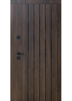 Двери Стронг Стрим 4К дуб табак/белый супермат+ЗЕРКАЛО "Qdoors"