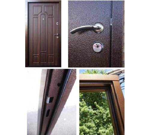 Входные Двери Стандарт М Классик темный орех Qdoors