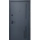 Входные Двери Премиум Триони-Аk антрацит/белая шагрень "Qdoors"