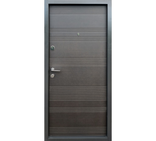 Вхідні Двері Статус венге темний горизонталь Qdoors