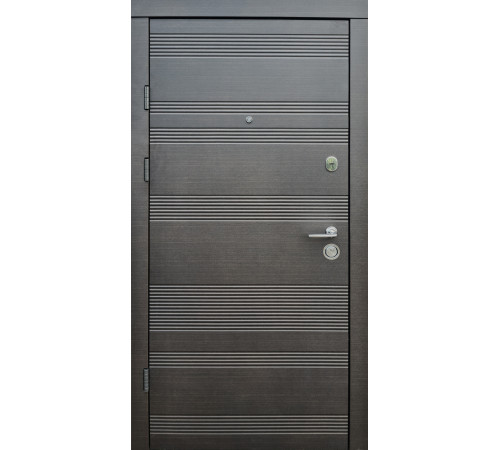 Вхідні Двері Статус венге темний горизонталь Qdoors