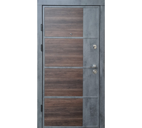 Двері Qdoors Преміум Бостон-М бетон темний-світлий