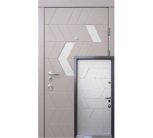 Вхідні Двері Конверс-М амаретт-грей софт Qdoors