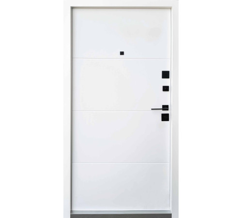 Входные Двери Ультра Аккорд дуб табак/белое дерево Qdoors