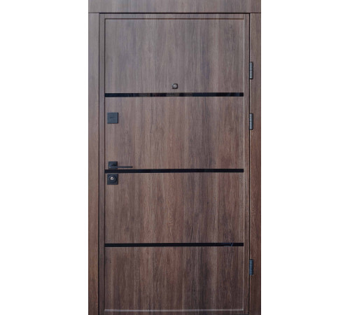 Входные Двери Ультра Аккорд дуб табак/белое дерево Qdoors