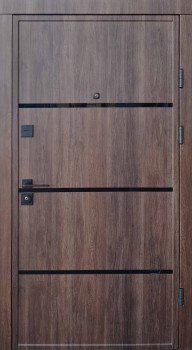 Двері Qdoors Ультра Акорд дуб табак/біле дерево