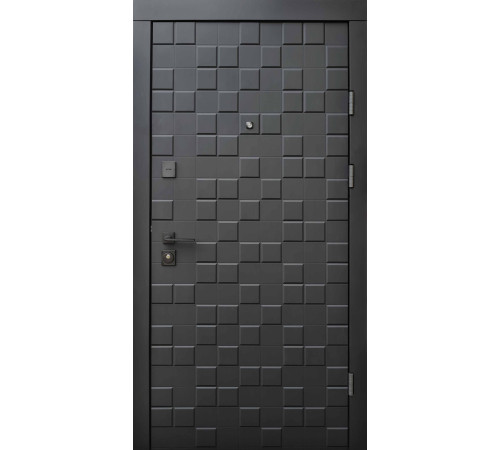 Входные Двери Онтарио софт черный Qdoors