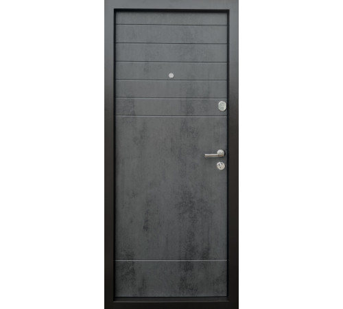 Входные Двери Эталон Стелла бетон темный "Qdoors"
