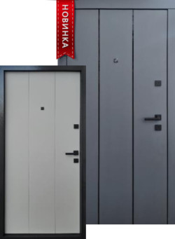 Двері Qdoors Премиум Вертикаль-АК 2 кольори