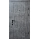Входные Двери Авангард Порто мрамор темный/белая эмаль "Qdoors"