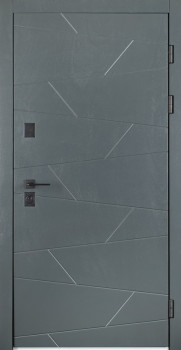 Двері Свея ArWood RAL 7016/ПВХ біле дерево Sarmak