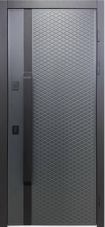 Двери Sarmak Альтеа ArWood RAL 7016/Vin белое дерево