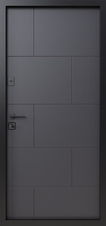 Двери Sarmak Эталон-Термо Нота ArWood RAL 7016/vin антрацит