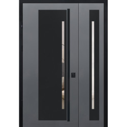 Двері Straj Proof Standard Mottura StarMax DMD1800 1220 Антрацит/білий атлас