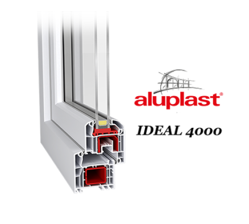 Металопластикові двері Aluplast Ideal 4000 800 x 2000 мм