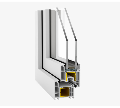 Металопластикові двері Decco V60 800 x 2000 мм