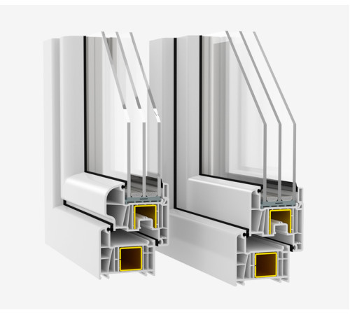 Металопластикові двері Decco V70 800 x 2000 мм