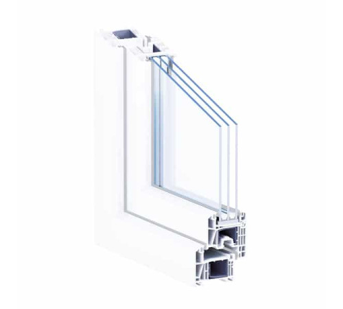 Металопластикові двері Kommerling 70ST plus 800 x 2000 мм