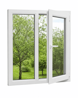 Металлопластиковое окно REHAU EURO 60 двухстворчатое с поворотно-откидной створкой 1200 x 800 мм