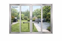 Алюмінієва підйомно розсувна система Reynaers MasterPatio з теплоізоляцією 3200*1800 мм